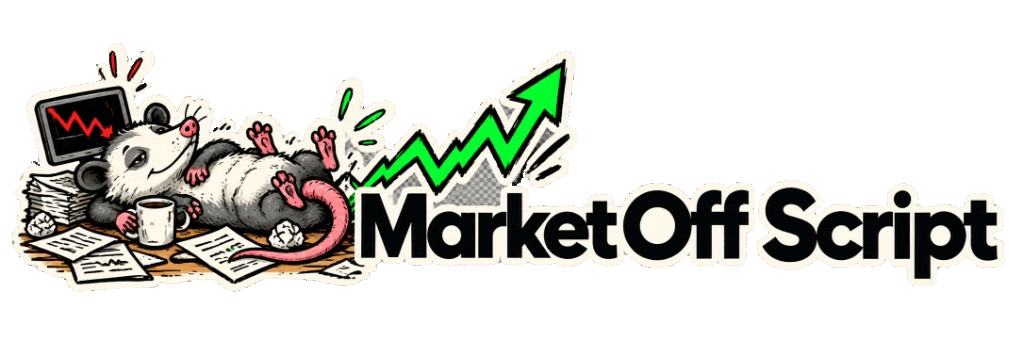MarketOff Script — opossum mascot